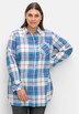 Longbluse Langarm Mehrfarbig Hemdkragen