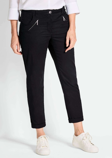 Lässige Chinohose mit weichem Peach-Finish
