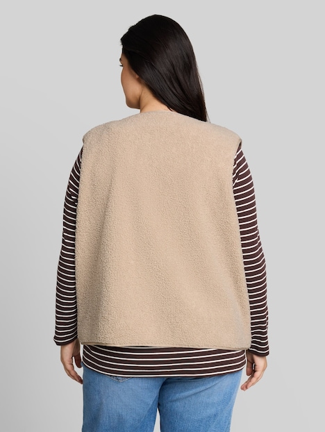Boxy Fit Teddy Weste