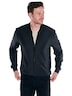 engbers Herren Sweatjacke strukturiert , Schwarz