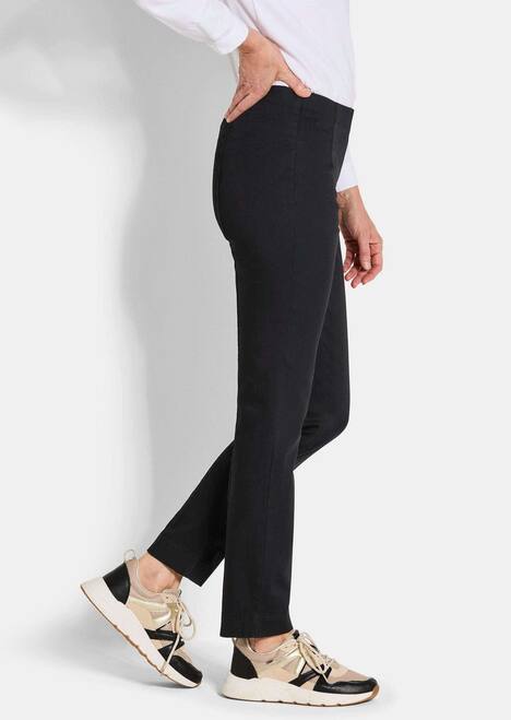 GOLDNER Broek LOUISA Bengaline broek LOUISA in denimlook