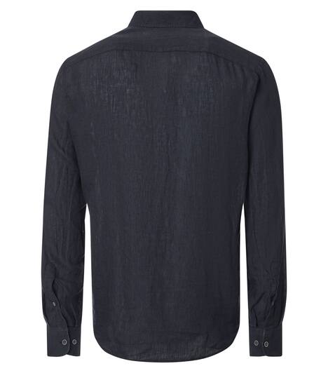 Leinenhemd uni Casual Fit