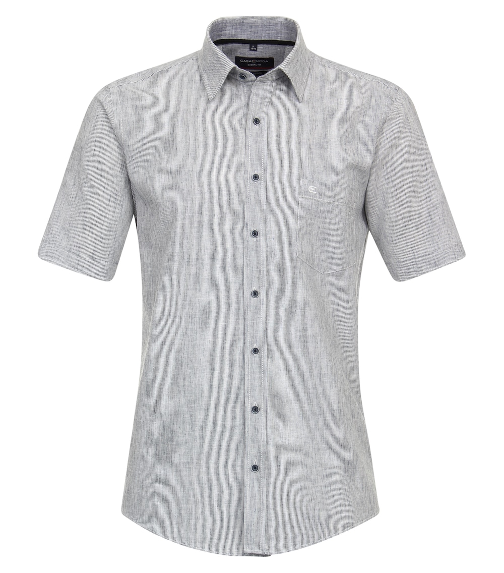 Leinenhemd gestreift Casual Fit