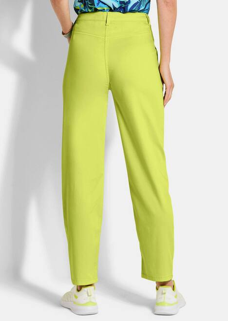 Stoffhose mit Ziersteppung