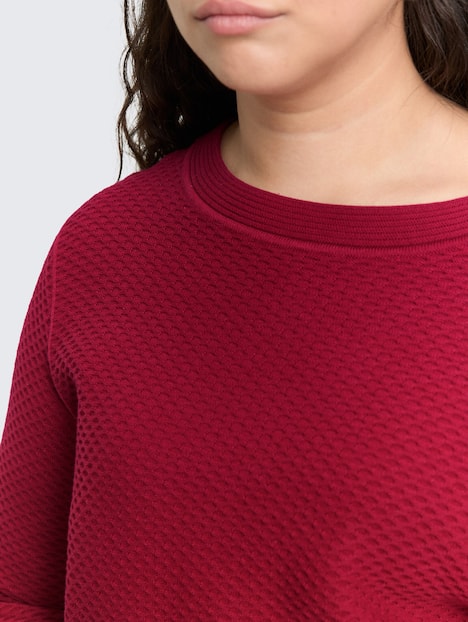 Loose Fit Strickpullover aus Baumwolle