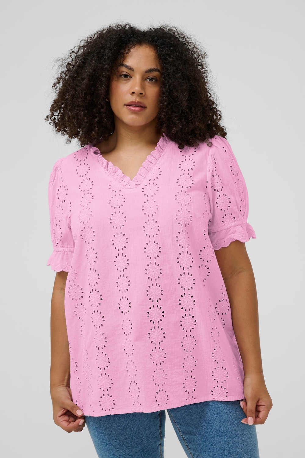 Kurzarm-Bluse Regular fit