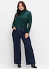 Stretch-Jeans High-Waist-Bund Uni