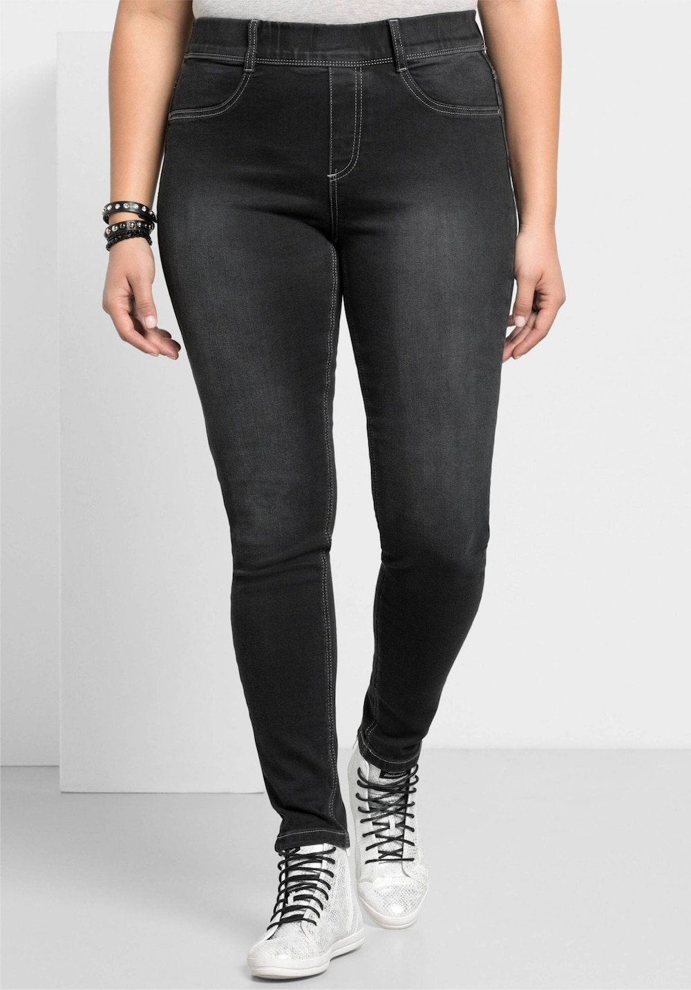 Jeans-Leggings Uni