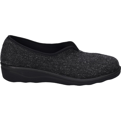 Damen Hausschuh Nice 110, schwarz