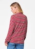 GOLDNER Jersey blouse Jersey blouse met modieuze smokwerkdetails