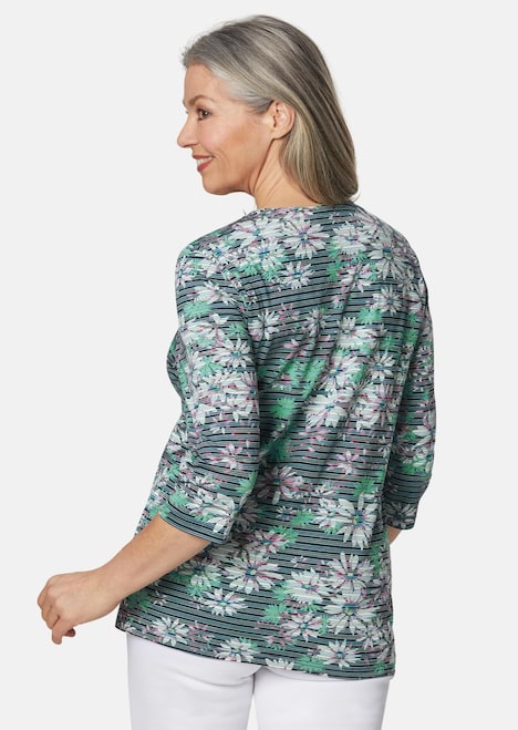 Sommerjacke mit floralem Muster