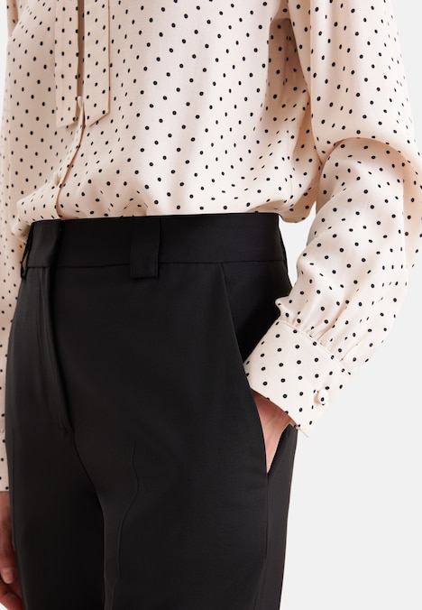 Damen Ausgestellte Bluse - Druck