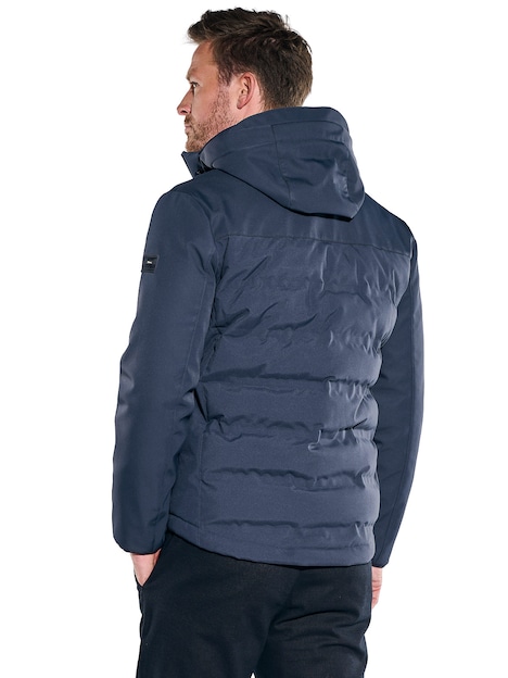 Herren Funktionsjacke mit Softshell-Ärmel , Saphirblau