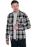 engbers Herren Overshirt kariert , Schwarz