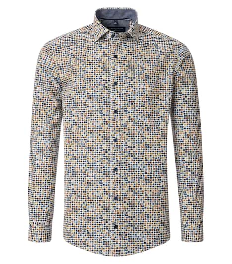 Freizeithemd Print Comfort Fit
