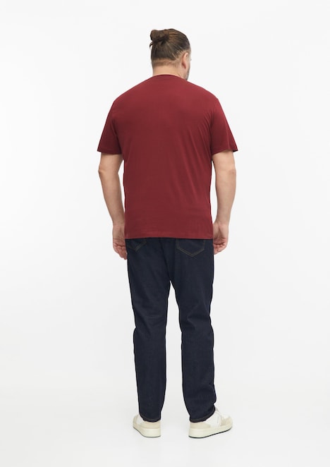 Baumwoll-T-Shirt mit Logo-Print