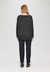 Langarm-Shirt mit Metallic-Garn-Effekt