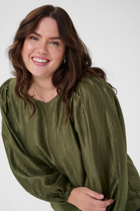 Langarm-Bluse Regular fit