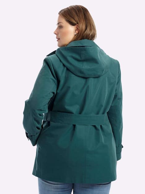 Jacke Langarm Doppelter Kragen