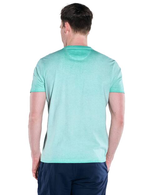 engbers Herren T-Shirt uni , Tuerkis