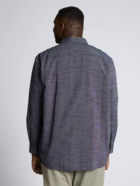 Regular Fit Hemd mit Turn-Up-Funktion