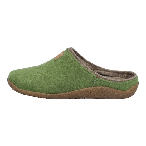 Damen Hausschuh Vinny 01, grün-kombi