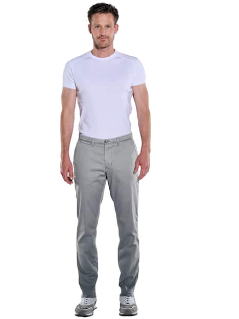 engbers Herren Chino regular , Dunkelgrau