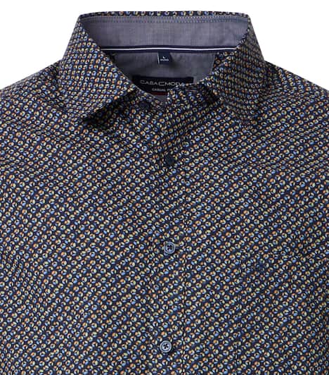 Freizeithemd Kurzarm Print Casual Fit