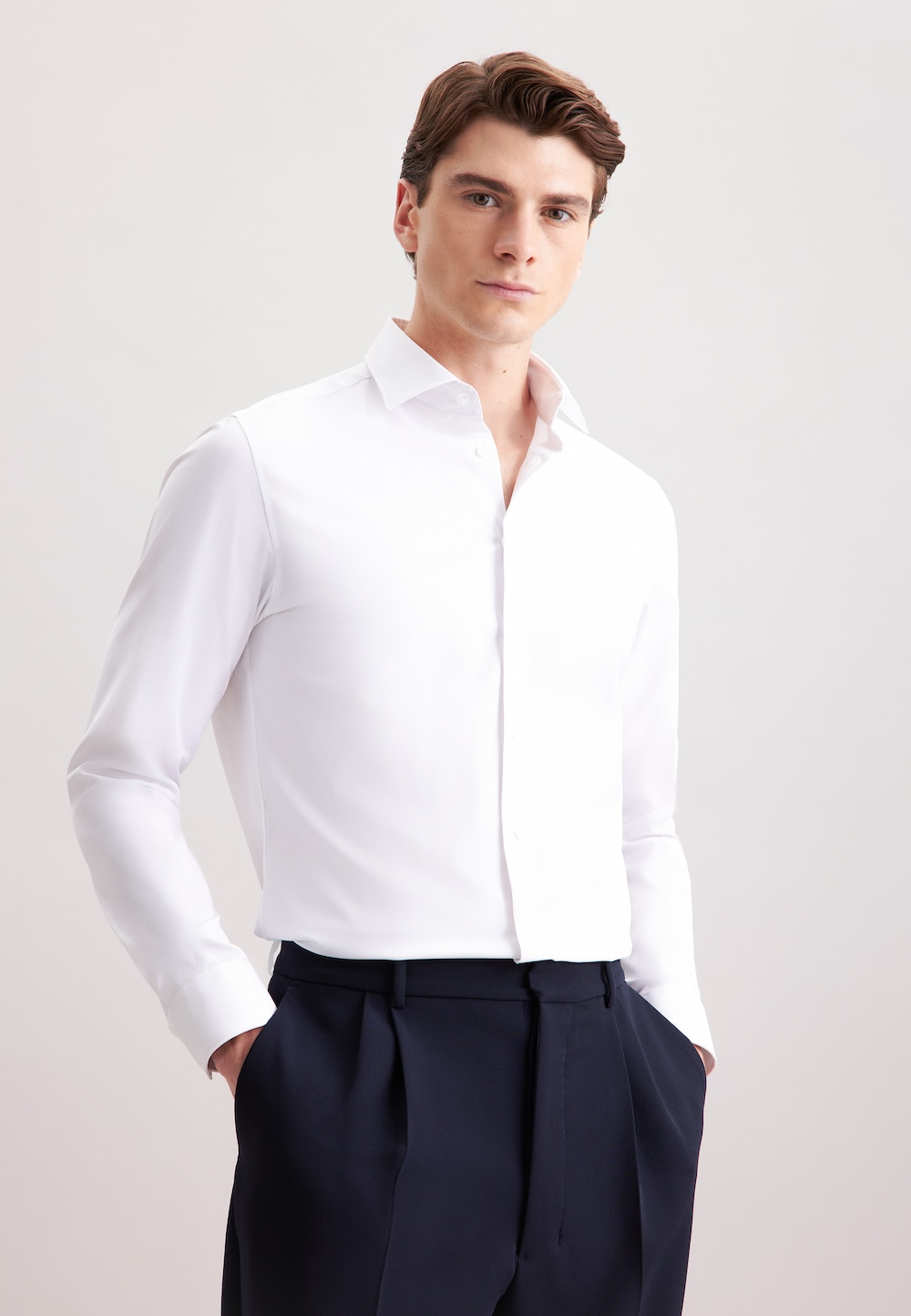 Herren Performance-Hemd - Uni