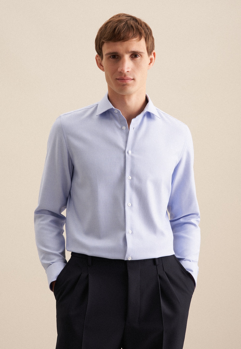 Herren Business Hemd - Kleinmuster