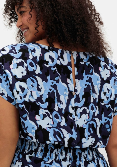 Druckkleid Kurzarm Print