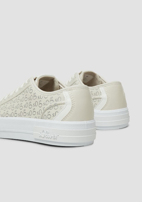 Sneaker mit Allover-Print
