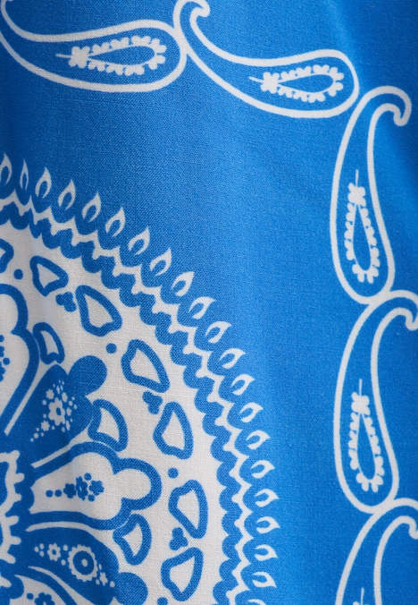 Damen Kleid - Tuchprint