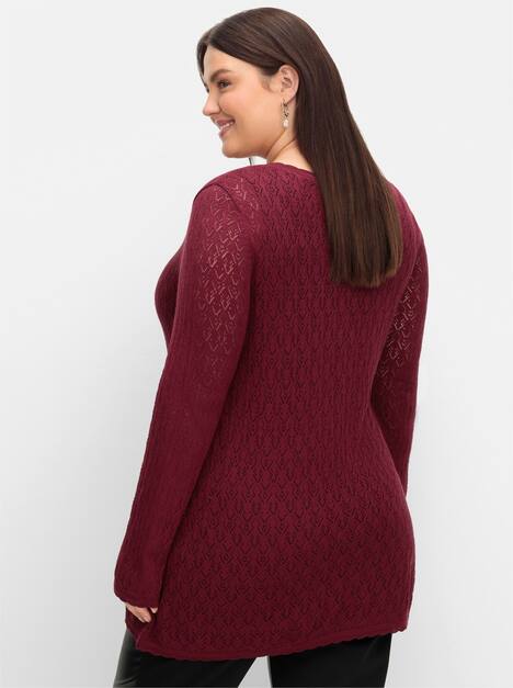 V-Ausschnitt-Pullover