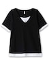 2-in-1-Shirt Kurzarm Mehrfarbig