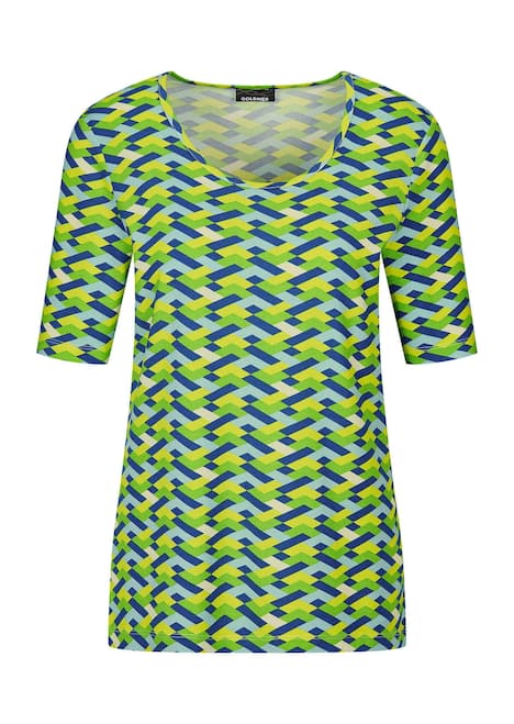 GOLDNER Shirt Shirt met geometrische print