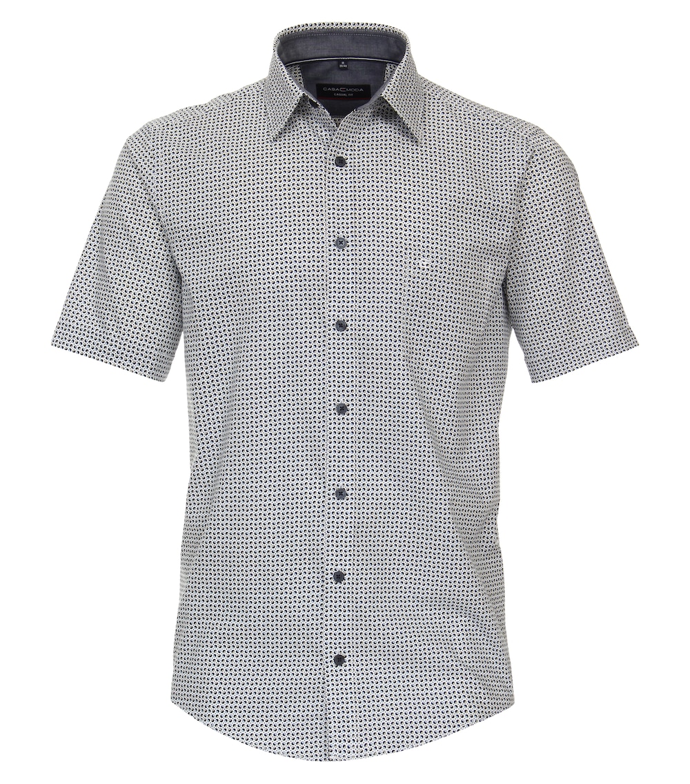 Freizeithemd Kurzarm Print Casual Fit