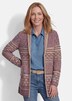 Jacquard-vest met sjaalkraag