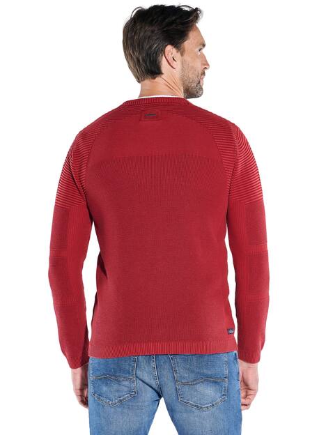 engbers Herren Pullover aus Baumwolle , Rot