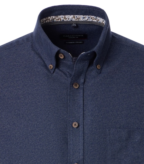 Freizeithemd uni Casual Fit