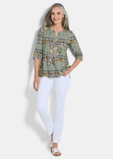 Sommertunika mit Biesen