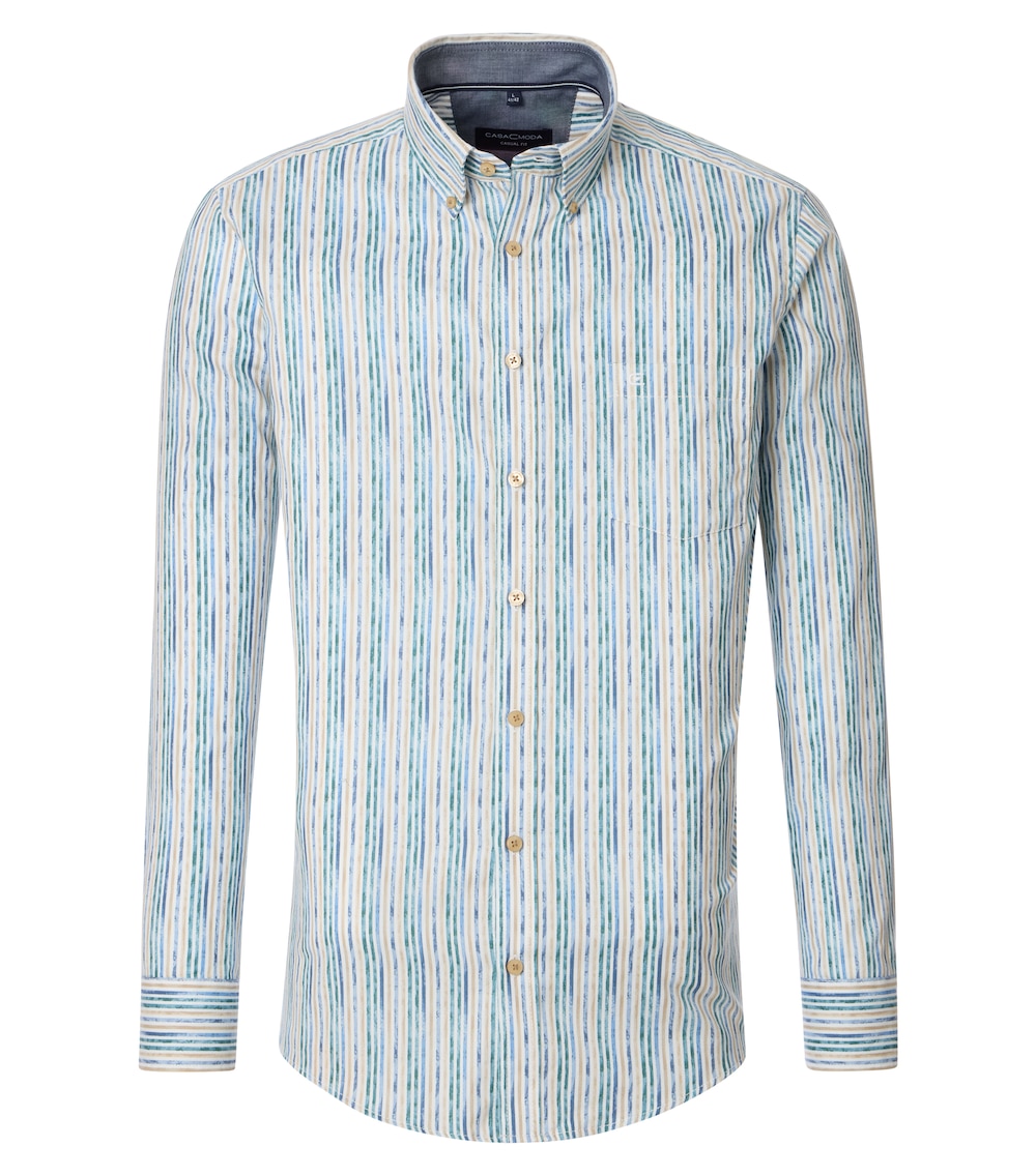 Freizeithemd gestreift Casual Fit