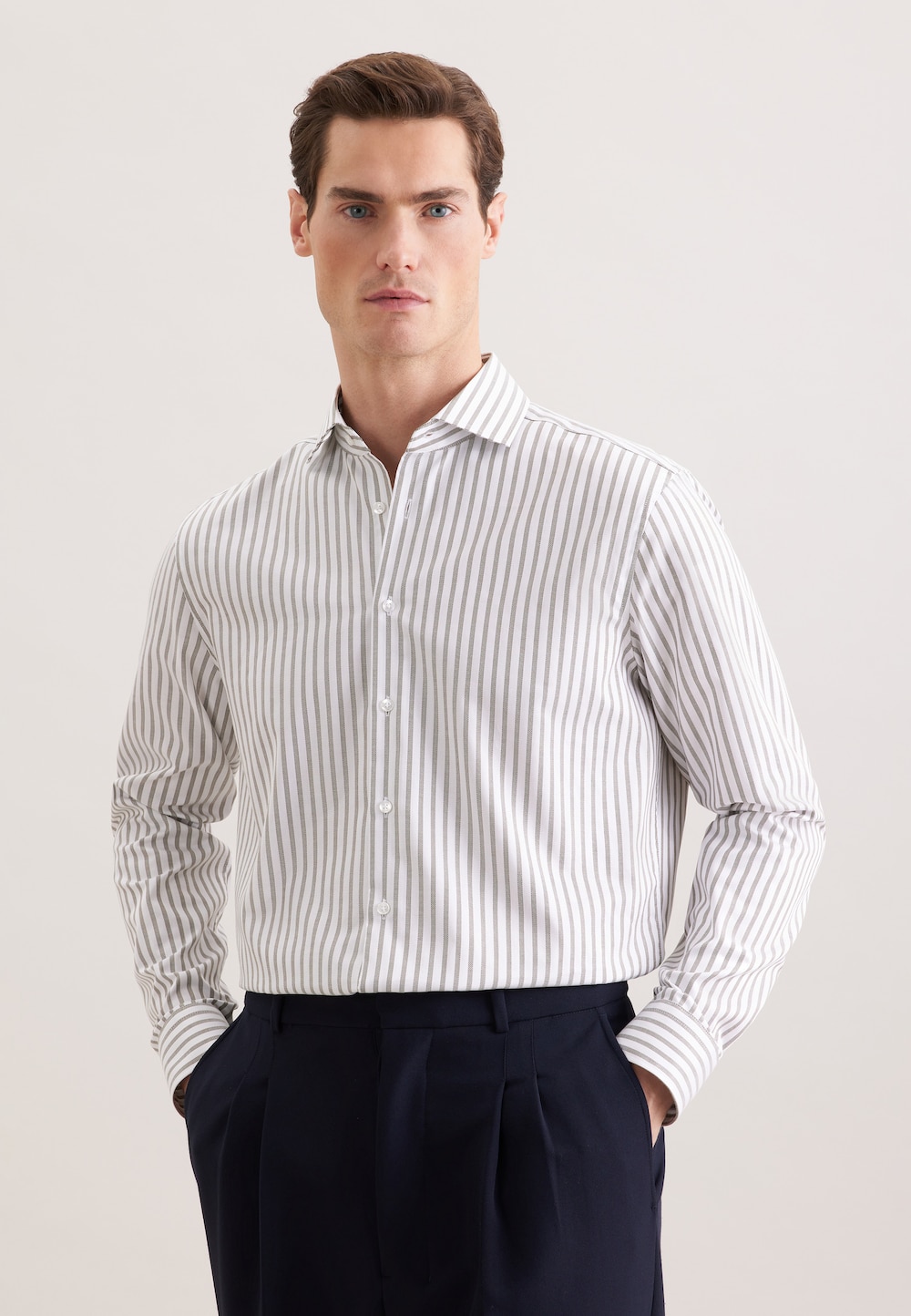 Herren Business Hemd - Gestreift