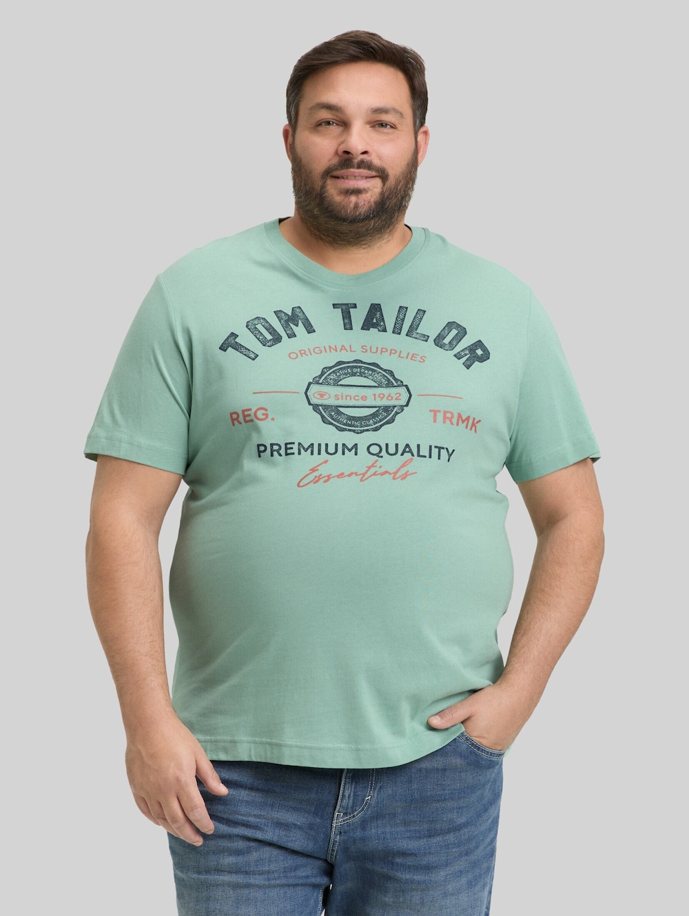 T-Shirt mit Logo Print