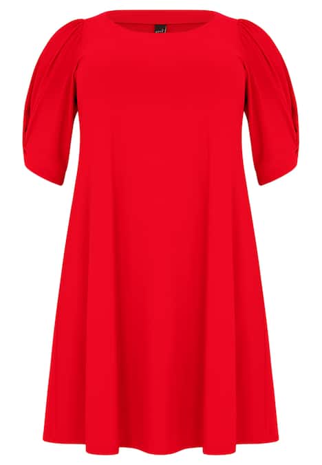 Kleid mit Puffärmeln