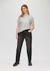 T-Shirt mit Glitzer-Frontprint