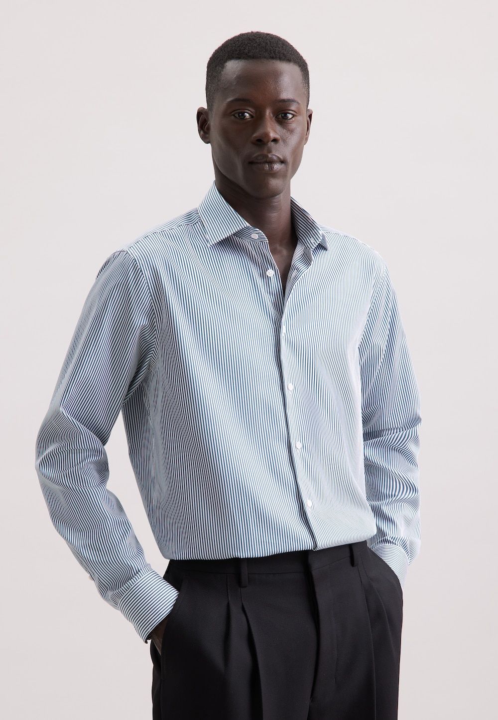 Herren Business Hemd - Gestreift