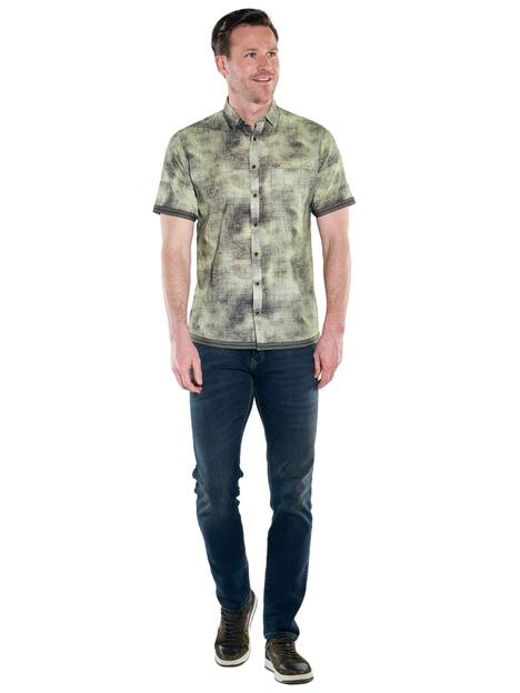 engbers Herren Hemd kurzarm , Khaki