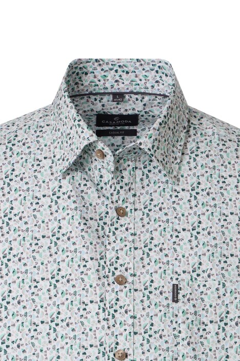 Freizeithemd Kurzarm Print Casual Fit