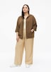 Sweatjacke aus Scuba mit weitem 3/4-Arm